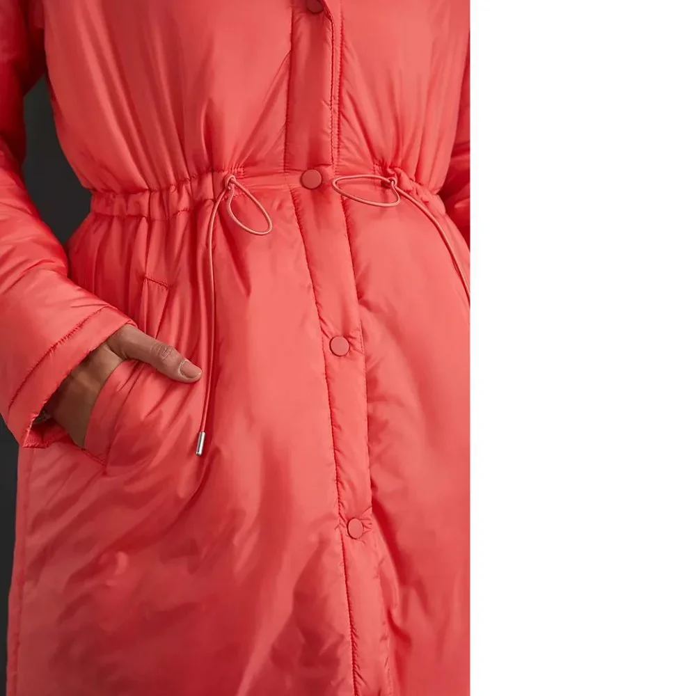 Anthropologie Maeve Cinched Puffer Coat size M new with tag_3